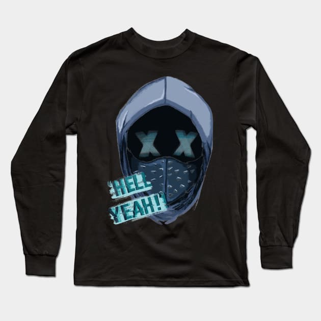 Hell Yeah, wrench Long Sleeve T-Shirt by Shamaloka